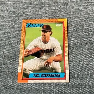 1990 Topps San Diego Padres Baseball Card Trading Card